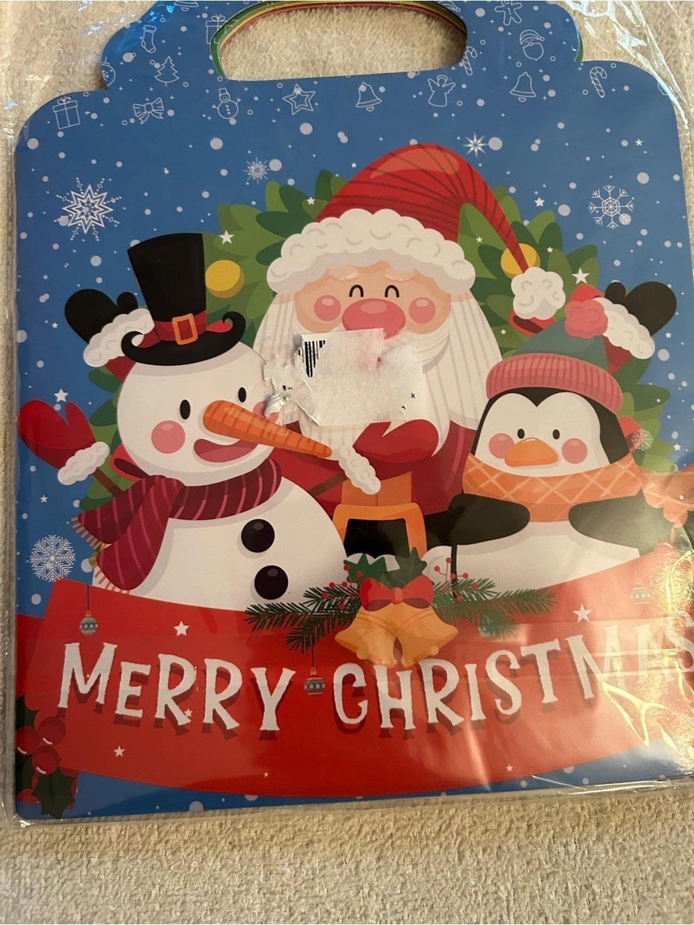 Christmas Sticker Activity Book - Red & Blue